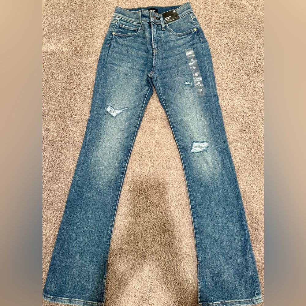 Express Women’s Skyscraper Mid Rise Hyper Stretch Jeans